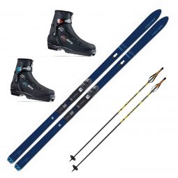 Fischer Outback 68 No-Wax Ski Package